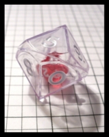 Dice : Dice - 10D - Clear Double 10 Sided with red 10d inside Ebay 2009